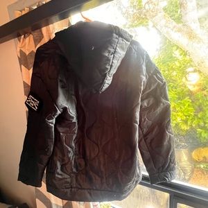 black grunt style jacket size small
